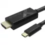 Techly IADAP-USBC-HDMI5TY videokaabli adapter 5 m USB USB-C HDMI Type A (Standard) Must