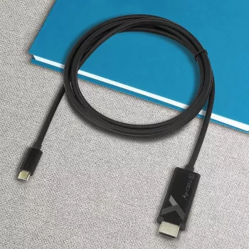 Techly IADAP-USBC-HDMI5TY videokaabli adapter 5 m USB USB-C HDMI Type A (Standard) Must