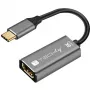 Techly IADAP-USBC-HDMI8 USB-graafikaadapter 7680 x 4320 pikslit Must, Hõbedane
