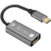 Techly IADAP-USBC-HDMI8 USB-graafikaadapter 7680 x 4320 pikslit Must, Hõbedane