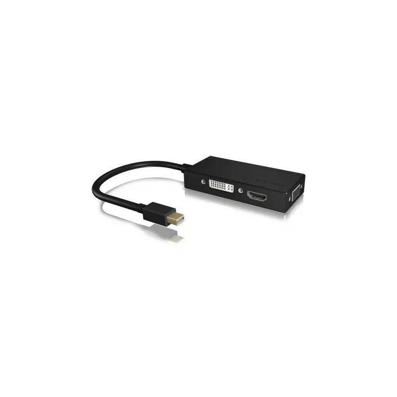 ICY BOX IB-AC1032 Mini DisplayPort DVI-D + VGA (D-Sub) + HDMI Must