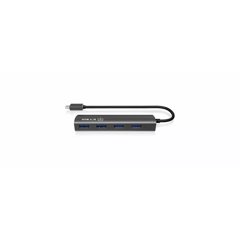 Liidese jaotur RAIDSONIC IB-AC6405-C USB 3.2 Gen 1 USB-C Must