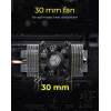 ICY BOX IB-M2HSF-705 tahkisdraivi jahutusradiaator 3 cm hõbedane 1 tk