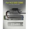 ICY BOX IB-M2HSF-705 tahkisdraivi jahutusradiaator 3 cm hõbedane 1 tk