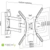 Techly 32–55-tolline universaalne LCD-teleri seinakinnitusklamber, must