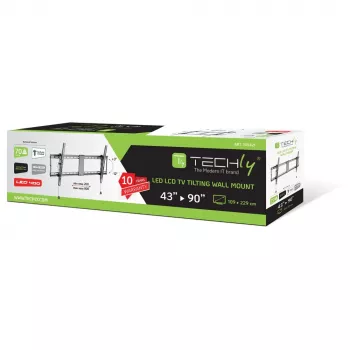 Techly ICA-PLB 590 TV-kinnitus/statiiv 2,29 m (90 tolli) Must