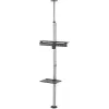 Techly ICA-TR32 telerikinnitus/statiiv 177,8 cm (70 tolli) Hõbedane