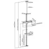 Techly ICA-TR32 telerikinnitus/statiiv 177,8 cm (70 tolli) Hõbedane