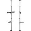 Techly ICA-TR32 telerikinnitus/statiiv 177,8 cm (70 tolli) Hõbedane