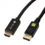 Techly muundurikaabel 1 m DisplayPort - HDMI 1.2 4K ICOC DSP-H12-010