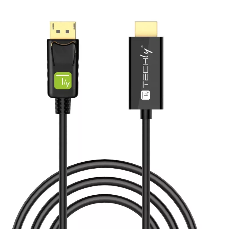 Techly muundurikaabel 1 m DisplayPort - HDMI 1.2 4K ICOC DSP-H12-010