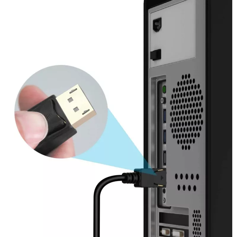 Techly muundurikaabel 1 m DisplayPort - HDMI 1.2 4K ICOC DSP-H12-010