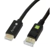 Techly muundurkaabel 2m DisplayPort HDMI-le 1.2 4K ICOC DSP-H12-020