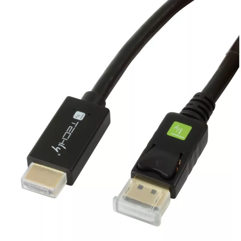 Techly muundurkaabel 2m DisplayPort HDMI-le 1.2 4K ICOC DSP-H12-020