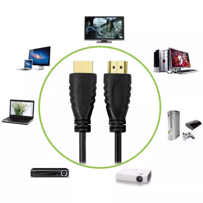Techly HDMI 2.0 kaabel A/A M/M 9m must 18 Gbit/s 3D