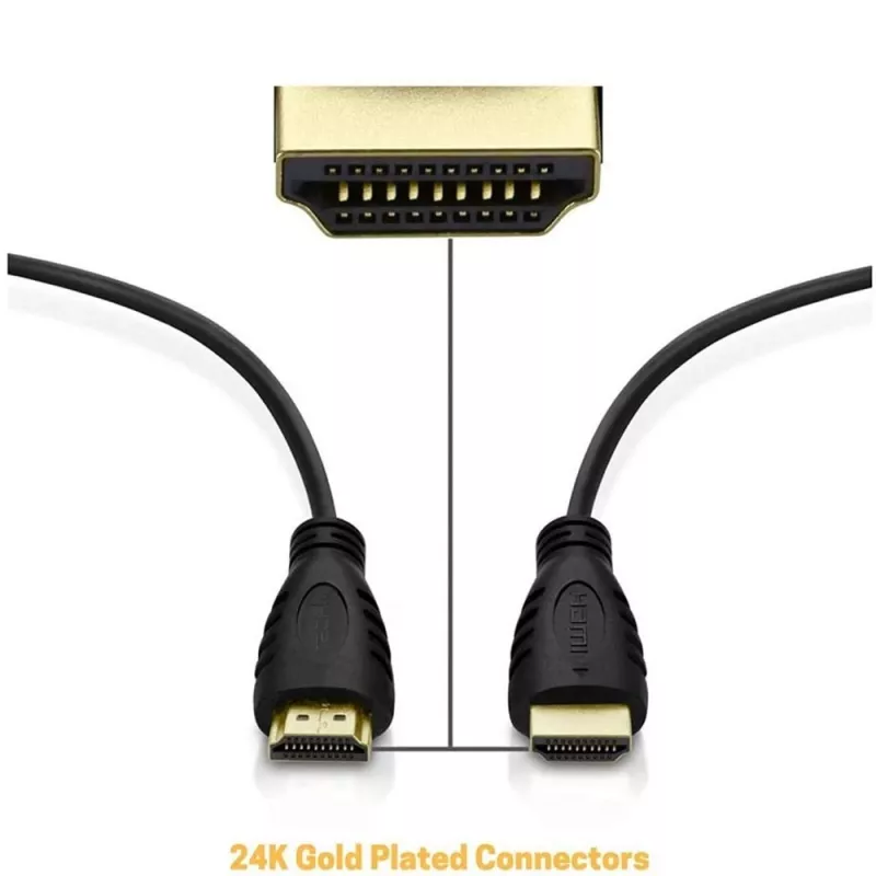 Techly HDMI 2.0 kaabel A/A M/M 9m must 18 Gbit/s 3D