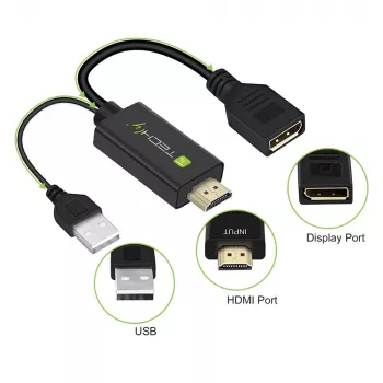 Videosignaali muundur Techly ICOC HDMI-DP12A 4096x2160 120Hz