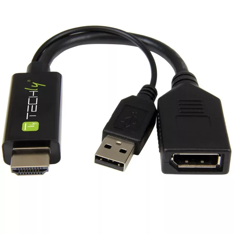 Videosignaali muundur Techly ICOC HDMI-DP12A 4096x2160 120Hz