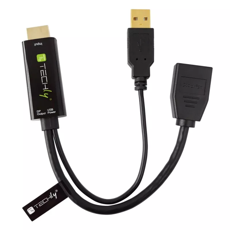 Videosignaali muundur Techly ICOC HDMI-DP12A 4096x2160 120Hz