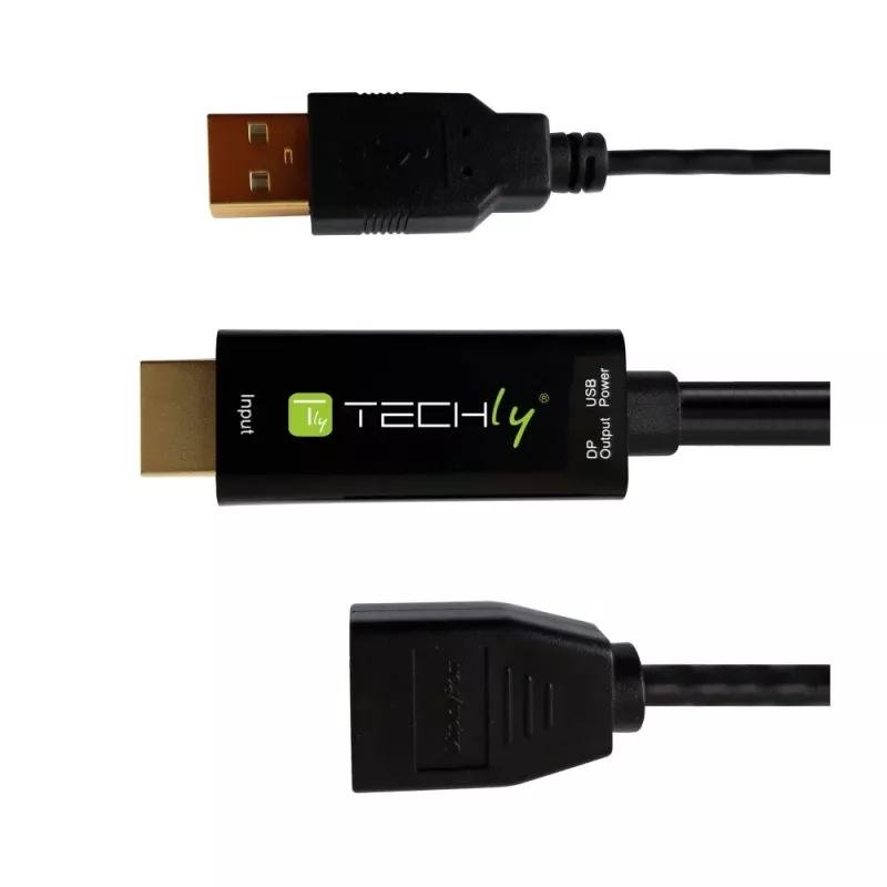 Videosignaali muundur Techly ICOC HDMI-DP12A 4096x2160 120Hz