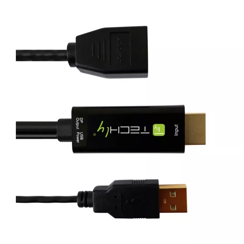 Videosignaali muundur Techly ICOC HDMI-DP12A 4096x2160 120Hz