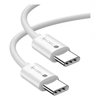 Techly ICOC-MU4-20G240W2 USB-kaabel USB4 Gen 2x2 2 m USB-C Valge