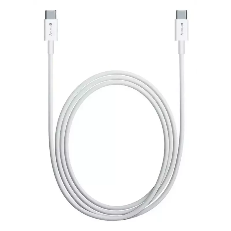 Techly ICOC-MU4-40G240W1 USB-kaabel USB4 Gen 3x2 1 m USB-C Valge
