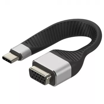 Techly ICOC-USBC-VGA videokaabli adapter 0,12 m USB USB-C VGA (D-Sub)