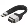 Techly ICOC-USBC-VGA videokaabli adapter 0,12 m USB USB-C VGA (D-Sub)
