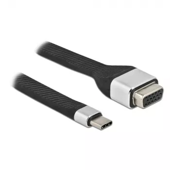 Techly ICOC-USBC-VGA videokaabli adapter 0,12 m USB USB-C VGA (D-Sub)