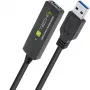 Techly ICUR30100G USB-kaabel USB 3.2 Gen 1 (3.1 Gen 1) 10 m USB A must
