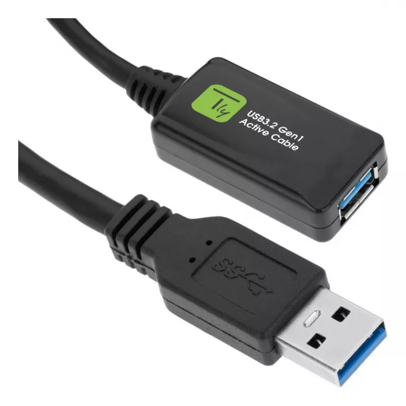 Techly ICUR3050G USB-kaabel USB 3.2 Gen 1 (3.1 Gen 1) 5 m USB A Must