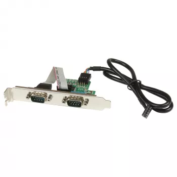 StarTech.com 24-tolline sisemine USB emaplaadi pesa 2 pordiga jada-RS232 adapter