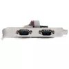 StarTech.com 24-tolline sisemine USB emaplaadi pesa 2 pordiga jada-RS232 adapter