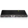 Techly Splitter HDMI 2.0 4K UHD 3D 4-way, HDMI, 4x HDMI, 3840 x 2160 pikslit, Must, 4K Ultra HD, 30 m