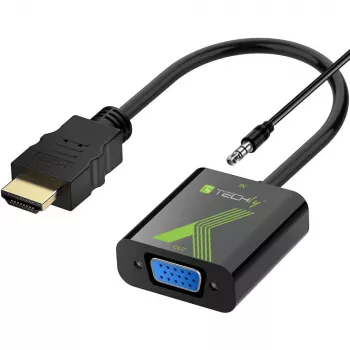 Techly kaabliadapter HDMI-VGA-le heliga IDATA HDMI-VGA2A