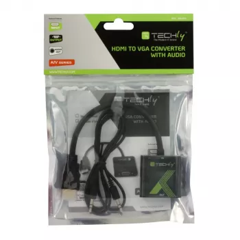 Techly kaabliadapter HDMI-VGA-le heliga IDATA HDMI-VGA2A