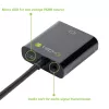 Techly kaabel Adapter Converter HDMI to VGA with Micro USB and Audio IDATA HDMI-VGA2AU