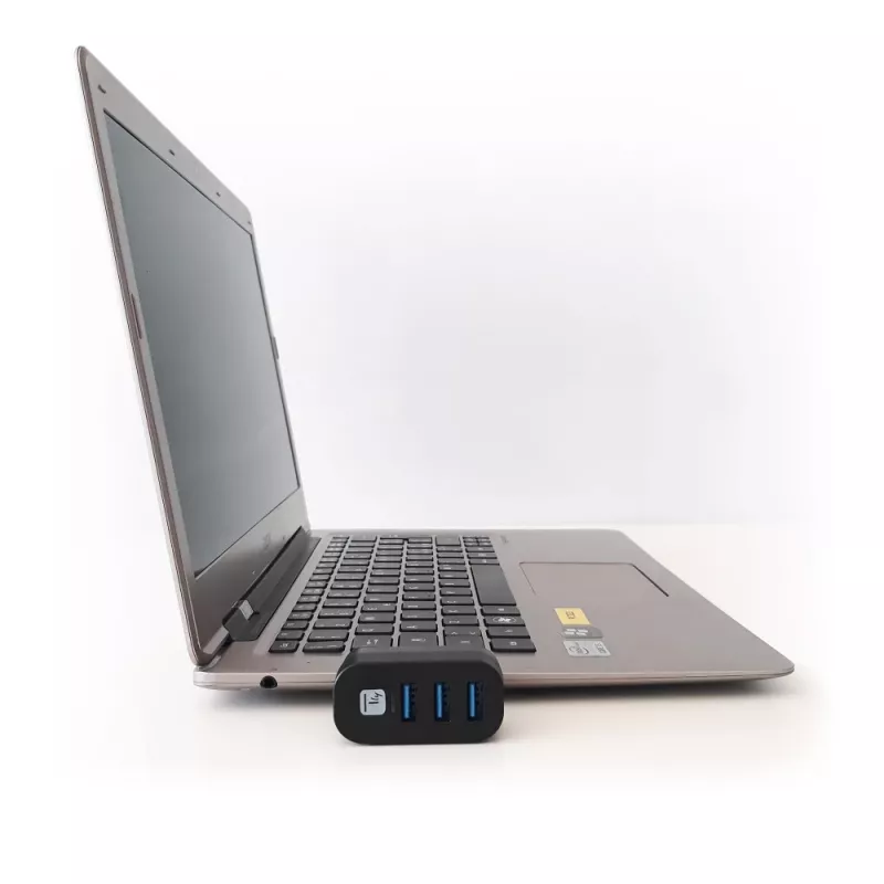 Techly IUSB3-HUB3-ROTB liidese jaotur USB 3.2 Gen 1 (3.1 Gen 1) Type-A 5000 Mbit/s Must