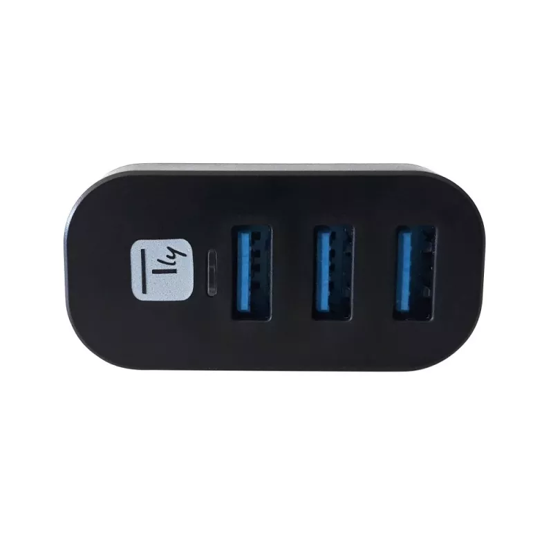 Techly IUSB3-HUB3-ROTB liidese jaotur USB 3.2 Gen 1 (3.1 Gen 1) Type-A 5000 Mbit/s Must