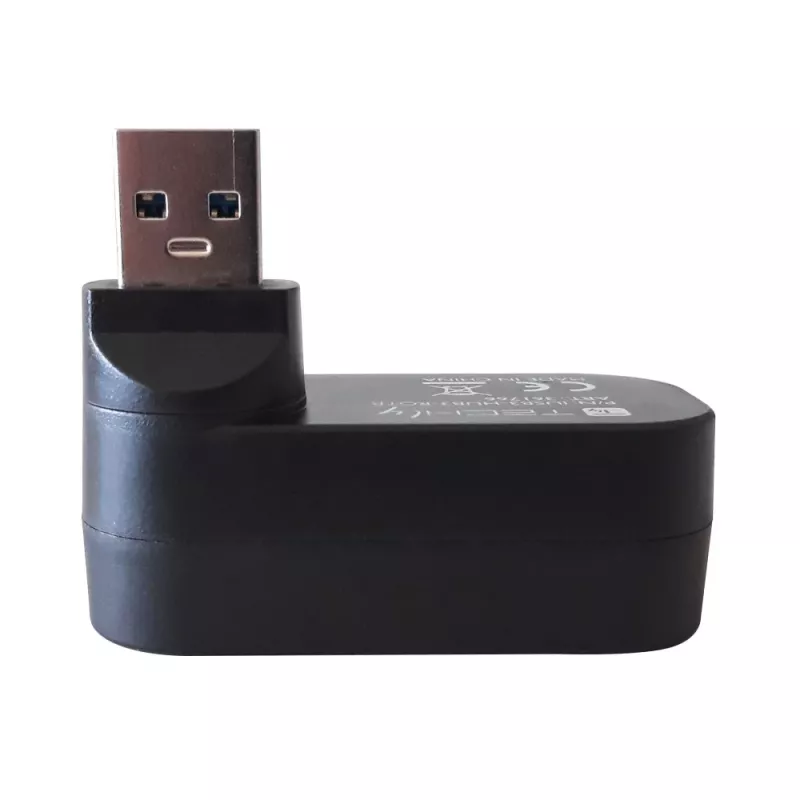 Techly IUSB3-HUB3-ROTB liidese jaotur USB 3.2 Gen 1 (3.1 Gen 1) Type-A 5000 Mbit/s Must