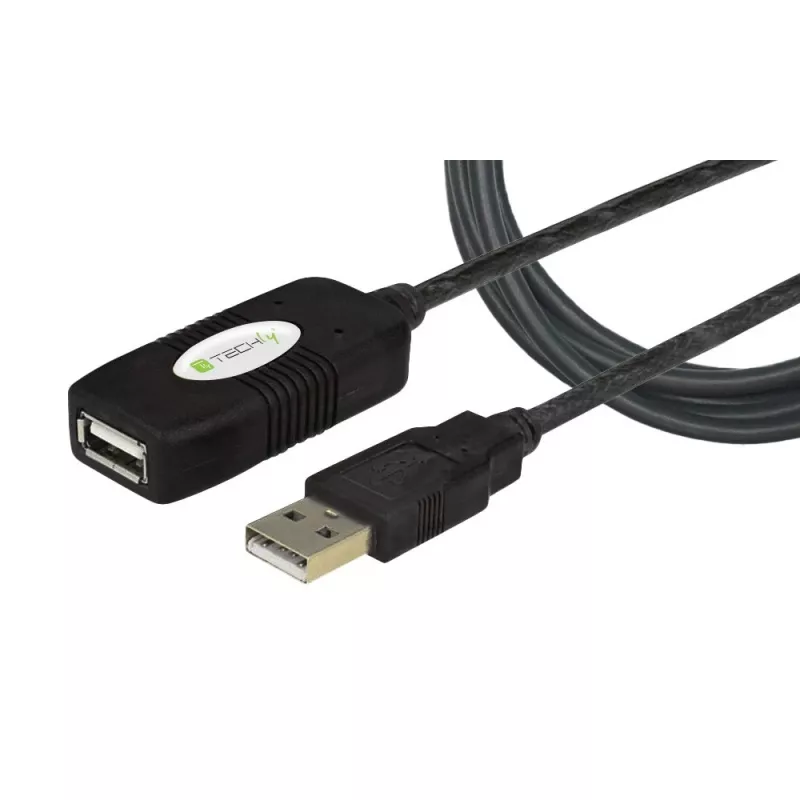 Techly aktiivne pikenduskaabel USB 2.0 Hi-Speed 10m IUSB-REP10TY