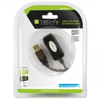 Techly aktiivne pikenduskaabel USB 2.0 Hi-Speed 10m IUSB-REP10TY