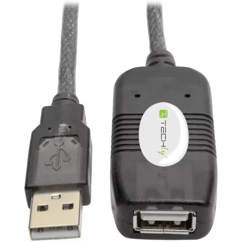Techly aktiivne pikenduskaabel USB 2.0 Hi-Speed 10m IUSB-REP10TY
