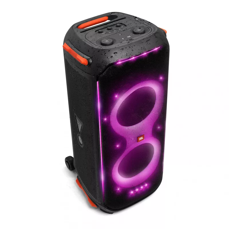 JBL PARTYBOX 710, 6.98 cm (2.75 tolli), 7 cm, 20.3 cm (8 tolli), 21.6 cm, 800 W, 35 - 20000 Hz