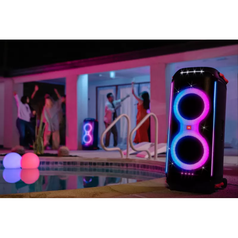 JBL PARTYBOX 710, 6.98 cm (2.75 tolli), 7 cm, 20.3 cm (8 tolli), 21.6 cm, 800 W, 35 - 20000 Hz