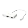j5create JCA379EW - USB-C® to HDMI™ & USB™ Type-A toitelaiendusega