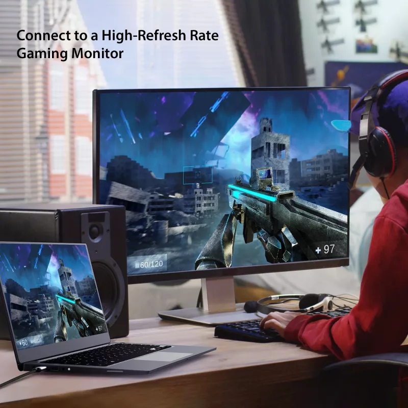 j5create JCC157-N USB-C – HDMI 2.1 8K kaabel 1,79 m