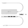 j5create JCD373EW - USB-C® mitme pordiga jaotur koos toiteedastusega