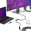 USB-C mitmikadapter j5create JCD373-N 60W toiteedastusega 4K
